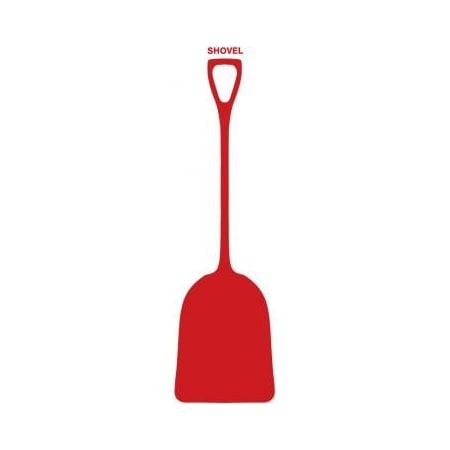 Accuform TOOL SHADOWS SHOVELS COLOR PVR366RD PVR366RD